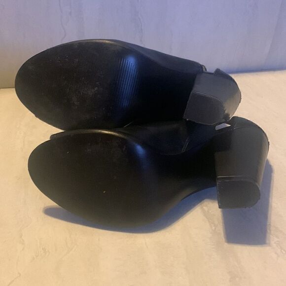 Guess Women's Black Platform Peep Toe High Heels Ankle Boots/Sandals , like new - Picture 6 of 15